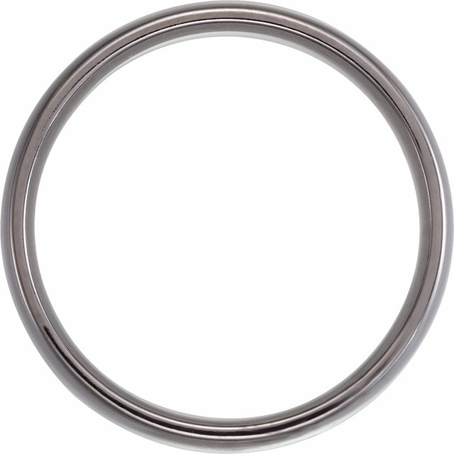 Tantalum 6 mm Dome Comfort-Fit Band Size 10