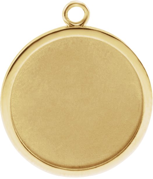 Engravable Circle Dangle