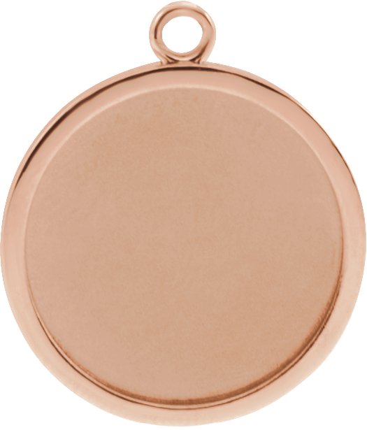 Engravable Circle Dangle