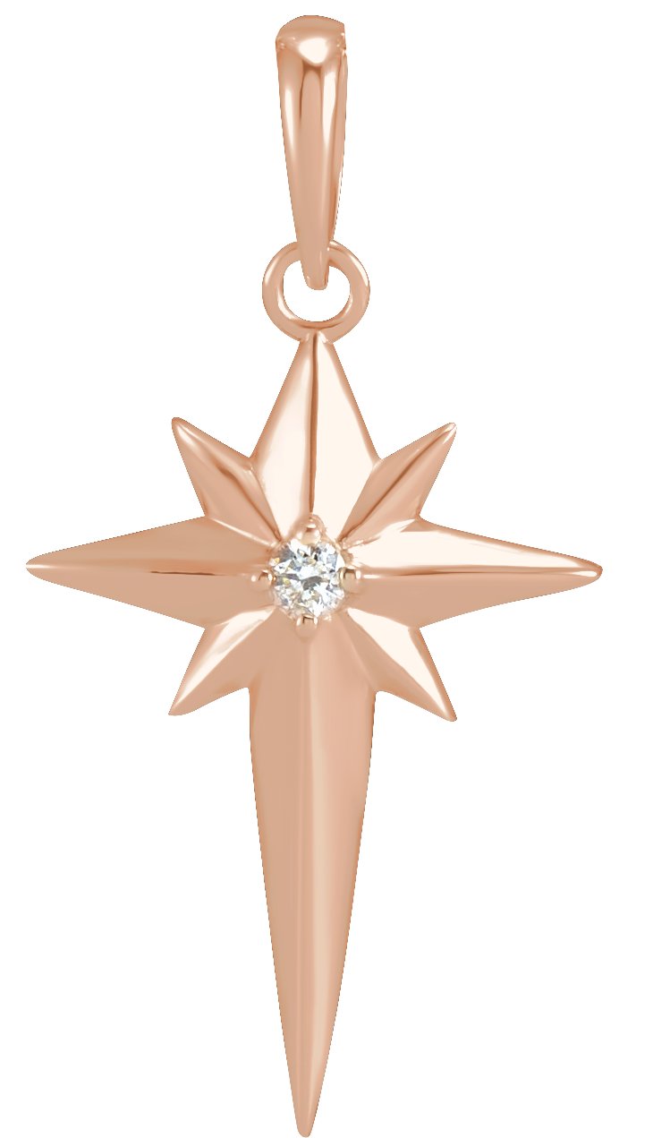 Star Cross Necklace or Pendant