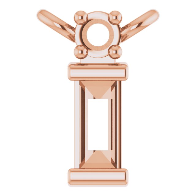 Baguette Bar Necklace or Center