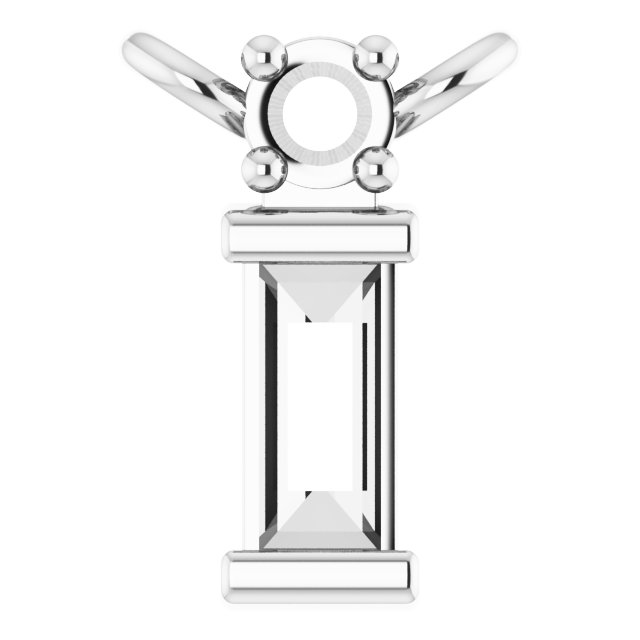 Baguette Bar Necklace or Center