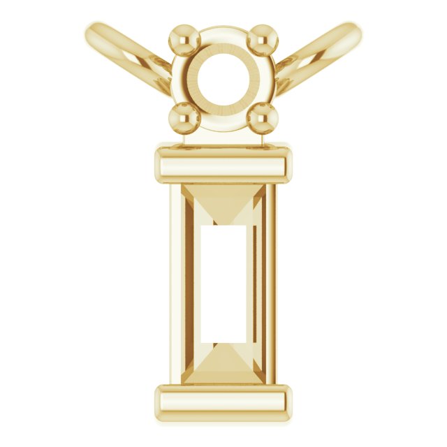 Baguette Bar Necklace or Center