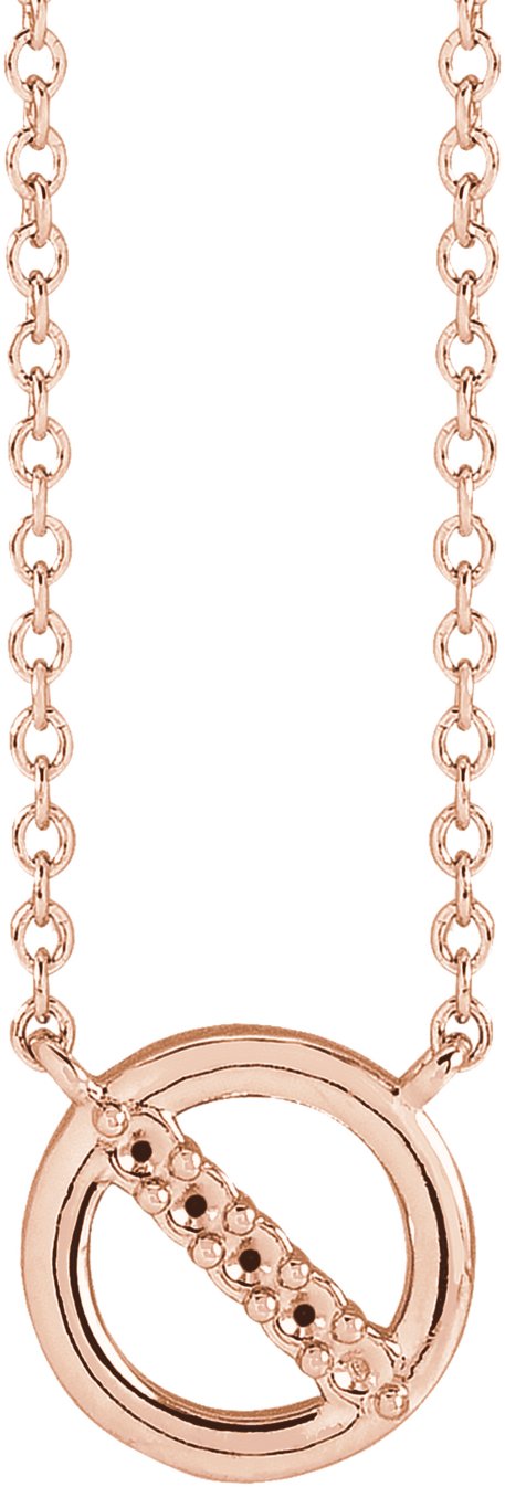 Circle Necklace or Center