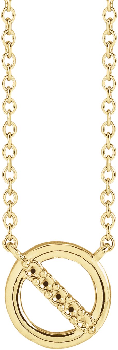 Circle Necklace or Center
