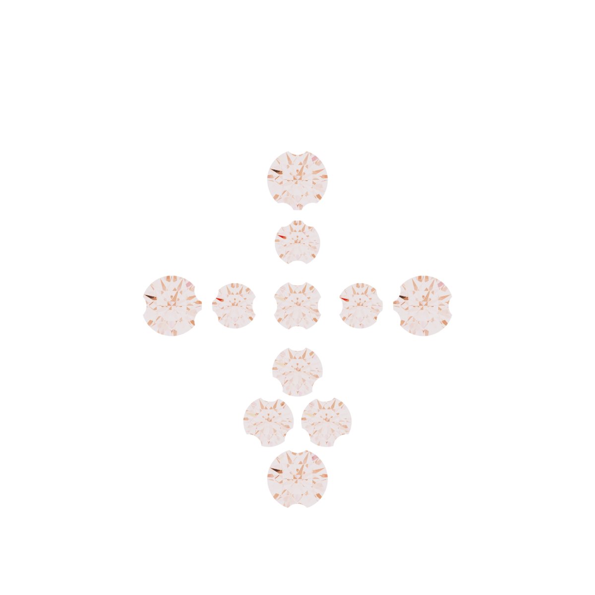 Accented Cross Dangle