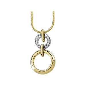 Two Tone Diamond Pendant .07 CTW Ref 944045