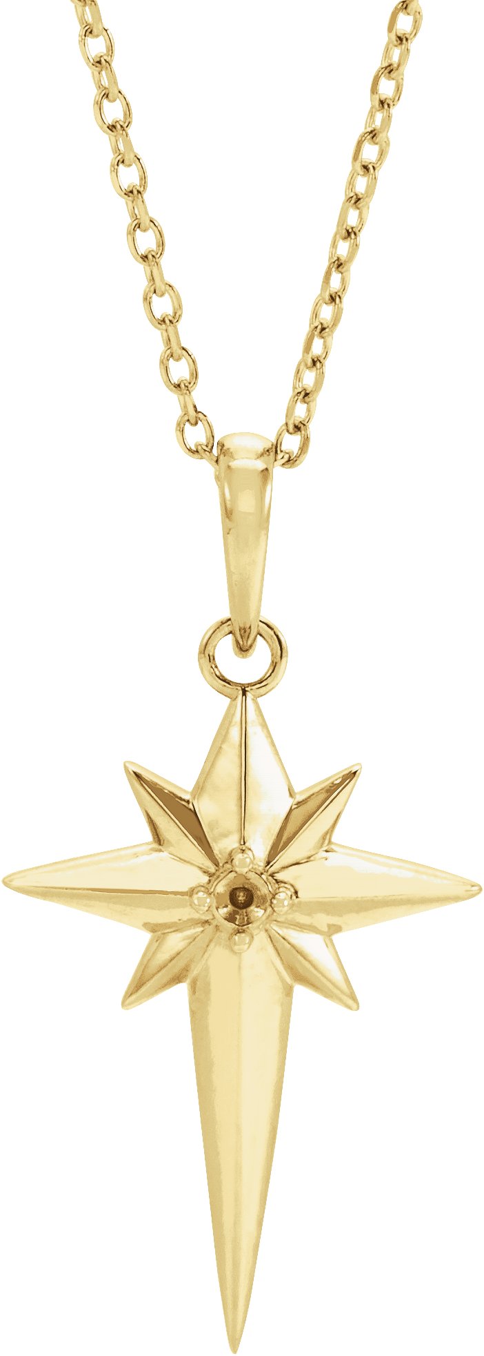 Star Cross Necklace or Pendant