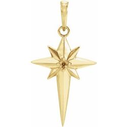 Celestial Cross Necklace or Pendant