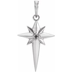 Celestial Cross Necklace or Pendant