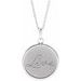 Sterling Silver Live Engraved Disc 16-18