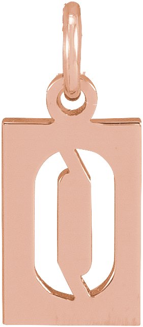Pierced Numeral Necklace or Pendant