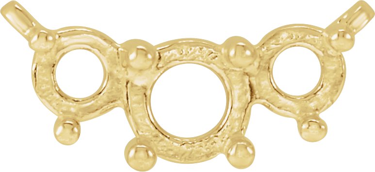 Three-Stone Necklace Center