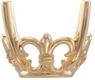 4-Prong Fleur-de-lis Basket Setting