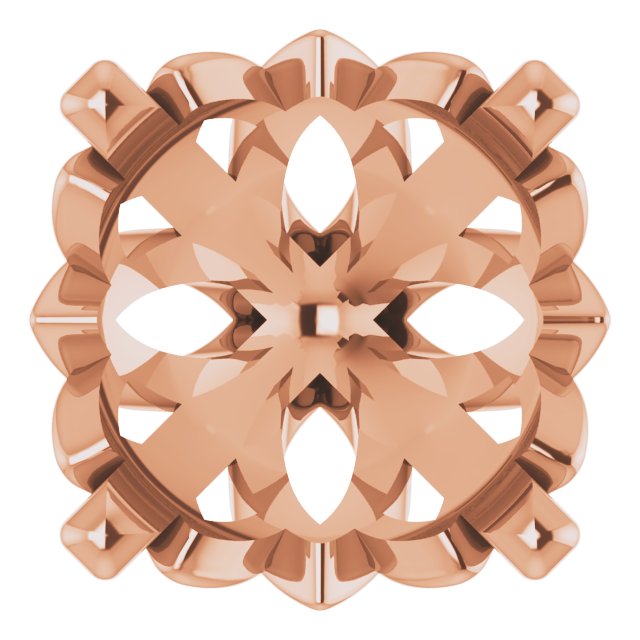 Round 4-Prong Earring Setting
