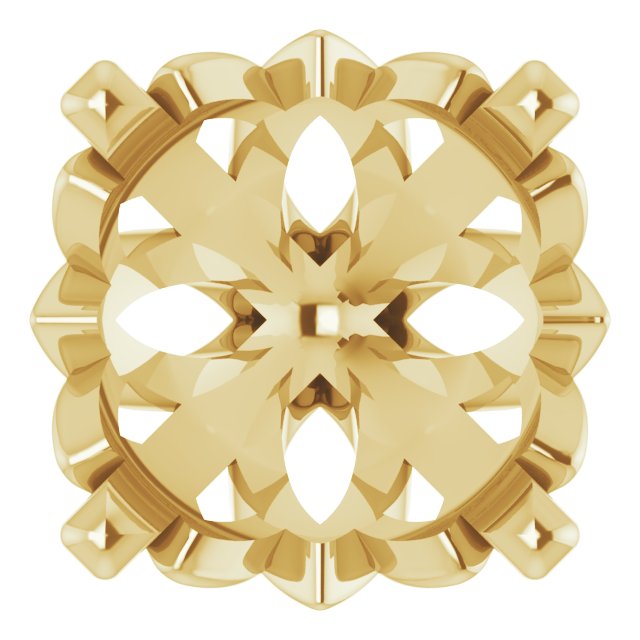 Round 4-Prong Earring Setting
