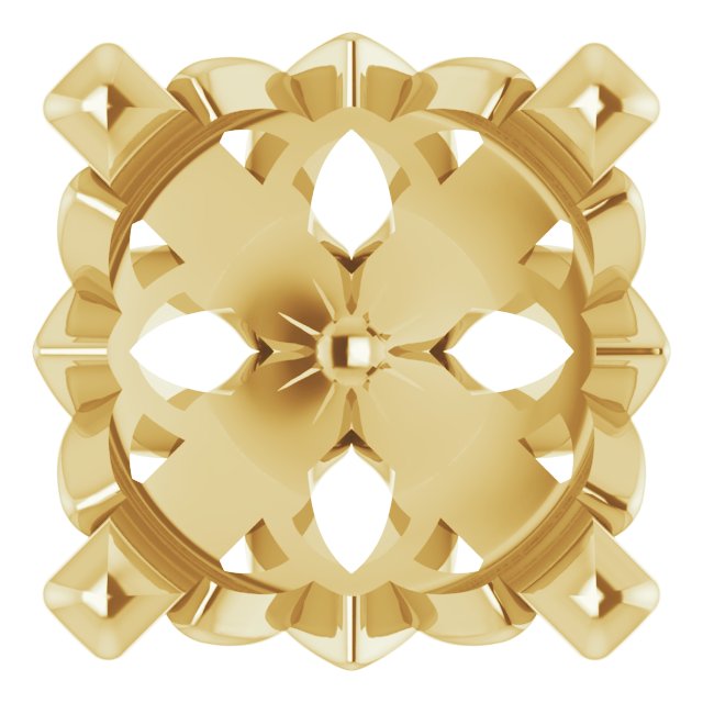 Round 4-Prong Earring Setting
