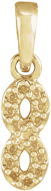 Petite Infinity Necklace or Pendant