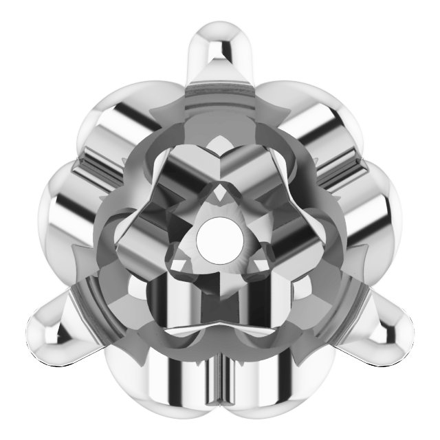 Round 3-Prong Earring Setting