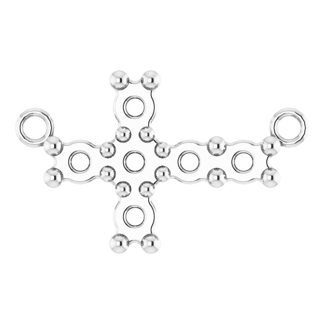 Sideways Cross Necklace or Center