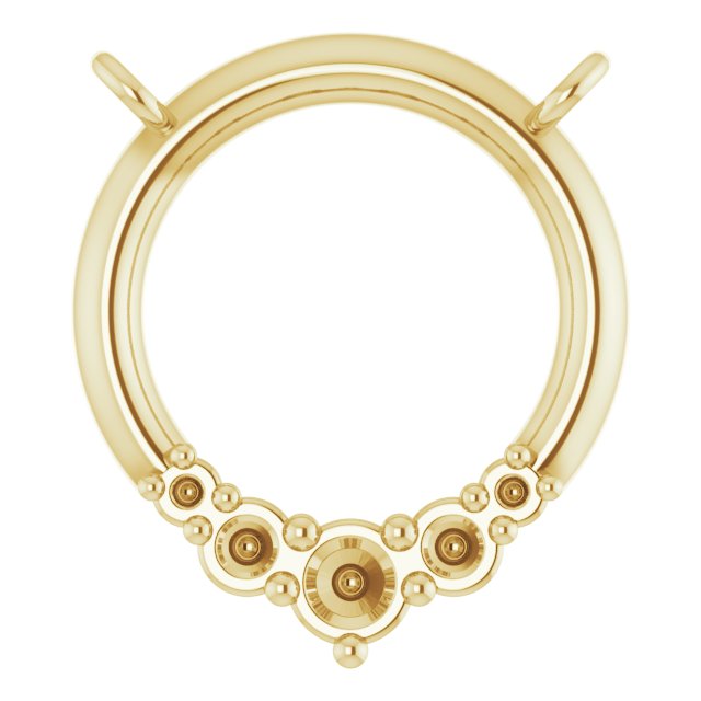 Circle Necklace or Center