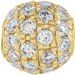 14K Yellow  3 mm 1/8 CTW Natural Diamond Ball Pendant