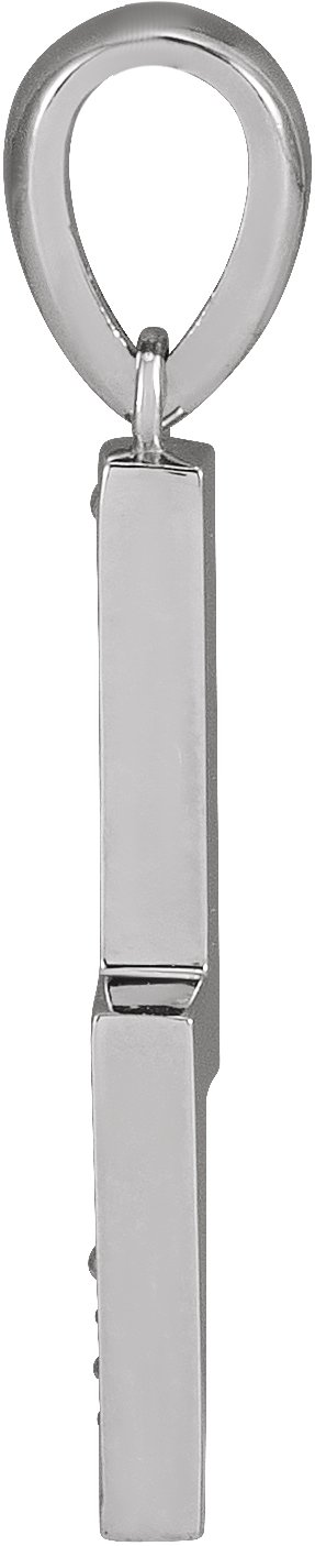 1/10 CTW Natural Diamond Lightning Bolt Pendant view 2