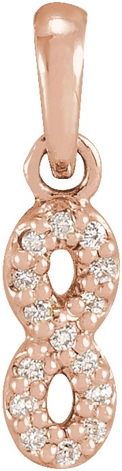 Petite Infinity Necklace or Pendant