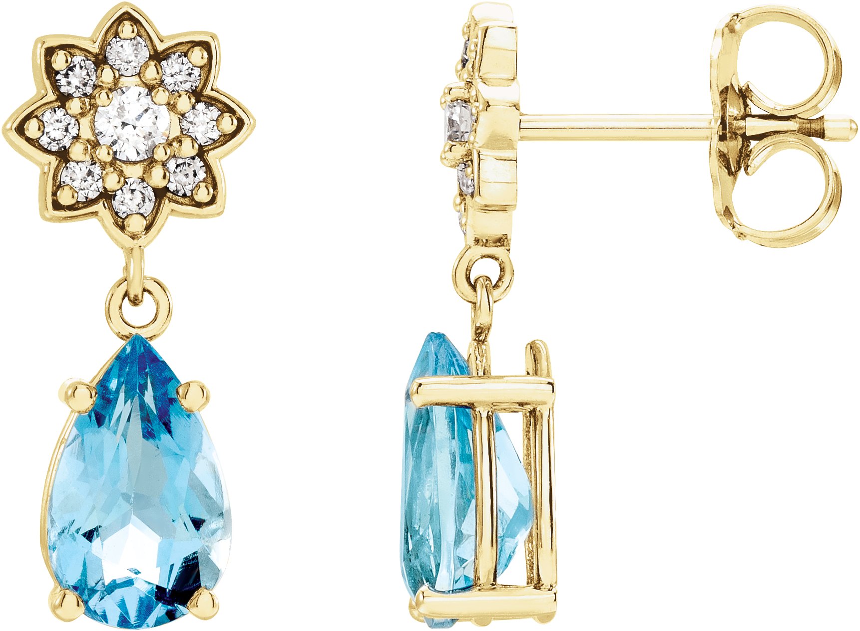 14k Yellow Gold