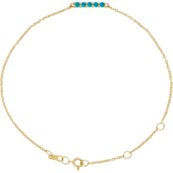 turquoise bar bracelet