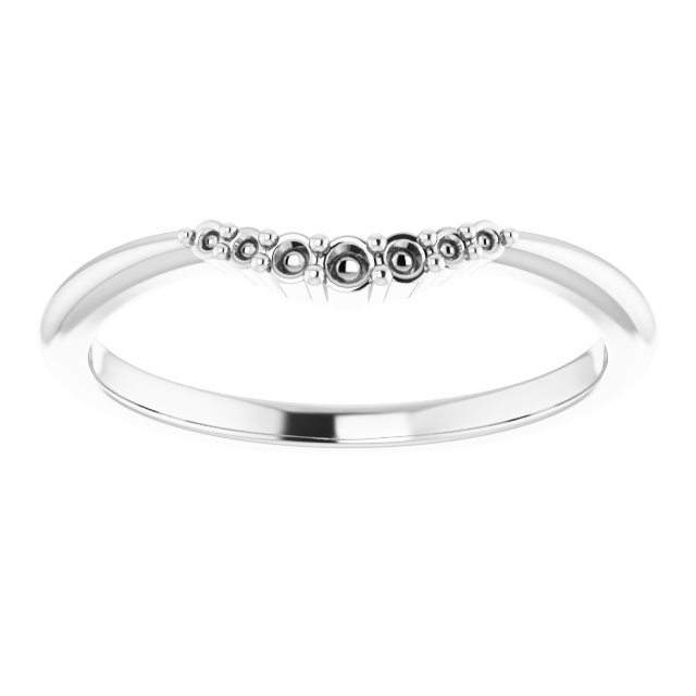 Band Mounting for 10 mm Asscher Ring view 3