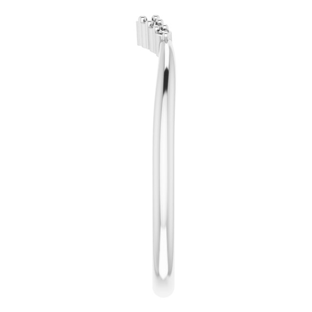 Band Mounting for 10 mm Asscher Ring view 4