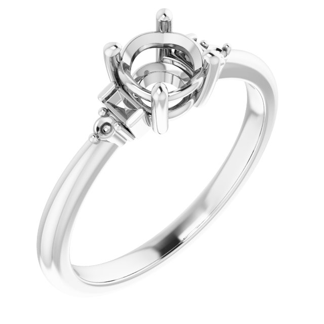 Accented Engagement Ring