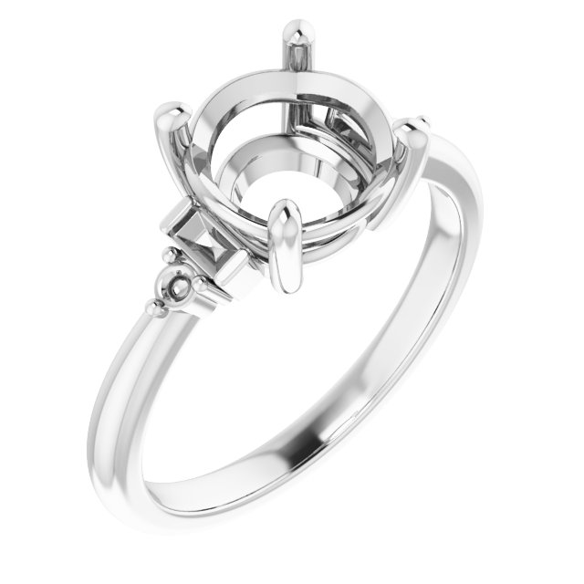Accented Engagement Ring