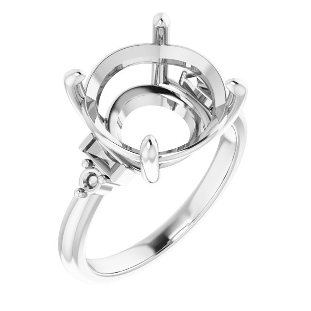 Accented Engagement Ring