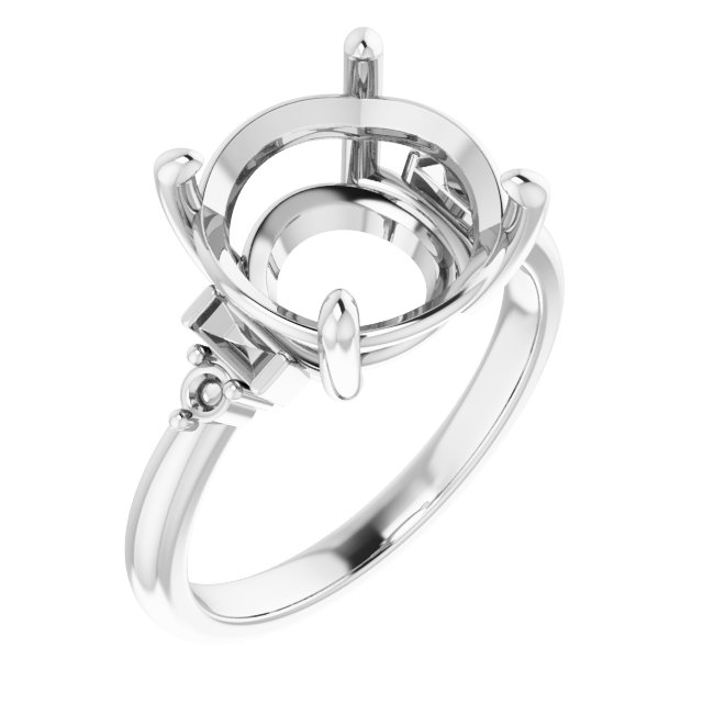 Accented Engagement Ring