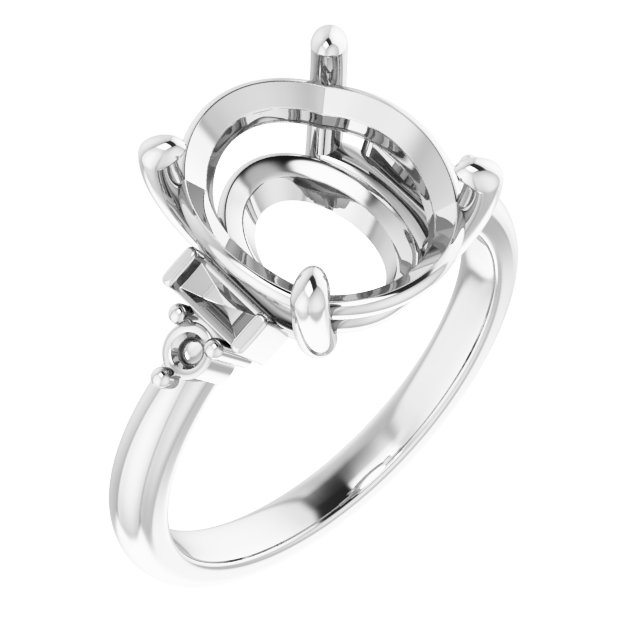 Accented Engagement Ring