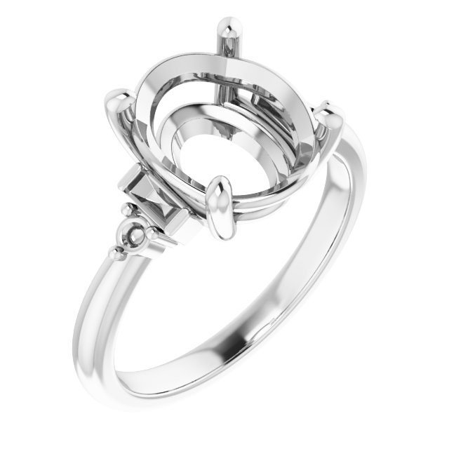Accented Engagement Ring