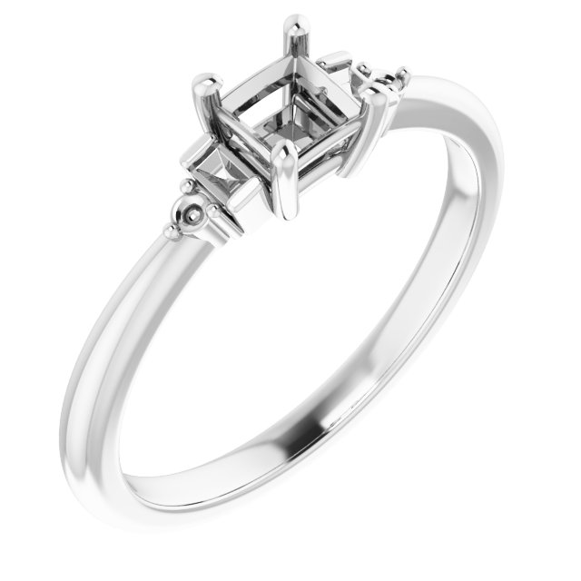 Accented Engagement Ring