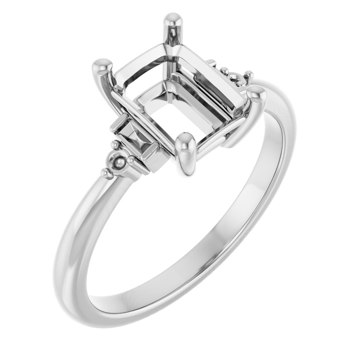 Accented Engagement Ring