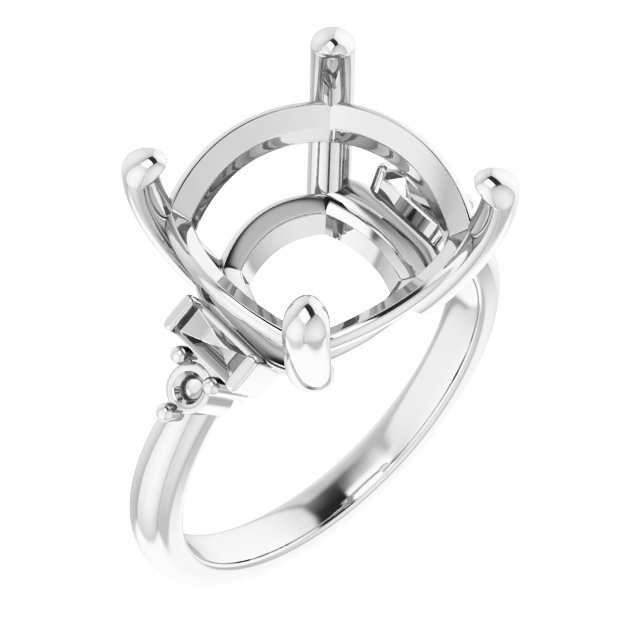 Accented Engagement Ring
