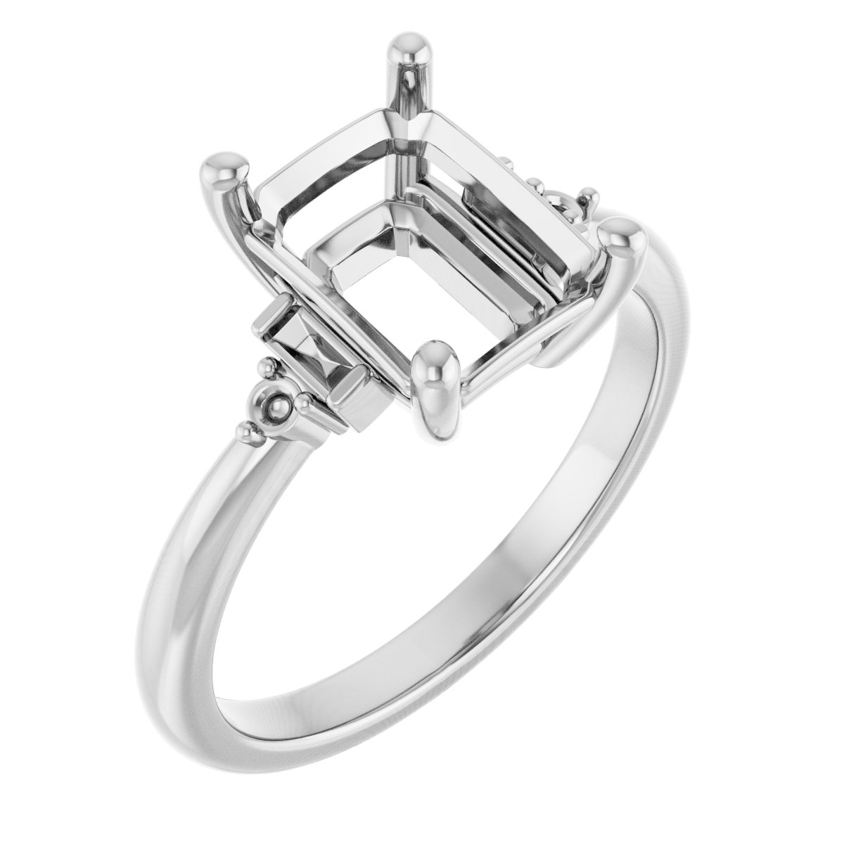 Accented Engagement Ring