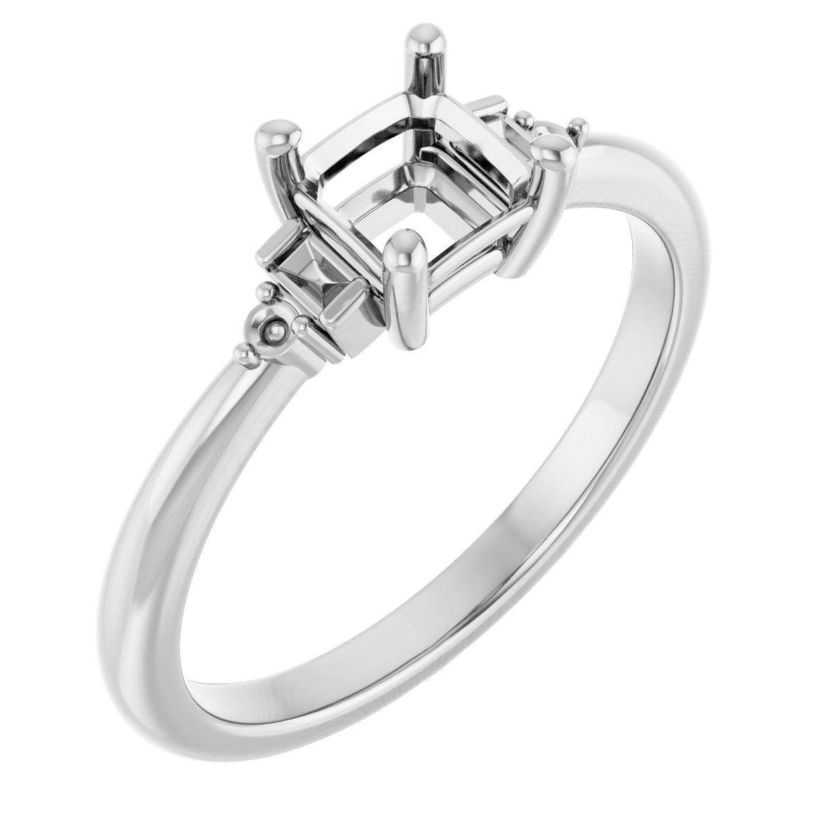 Accented Engagement Ring