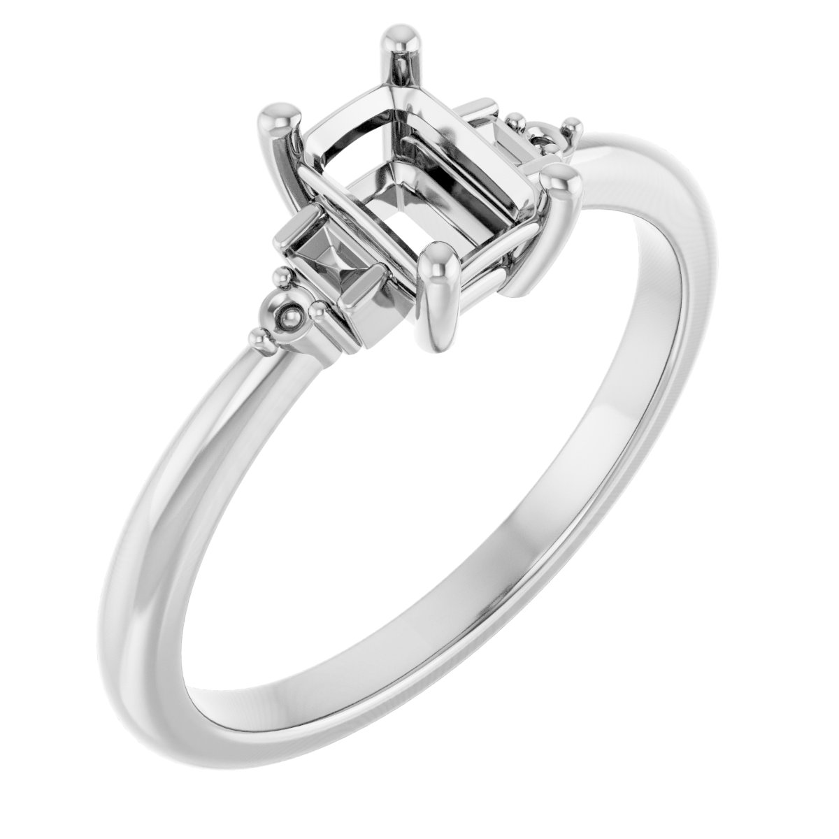 Accented Engagement Ring