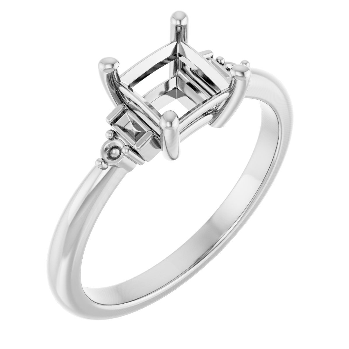 Accented Engagement Ring