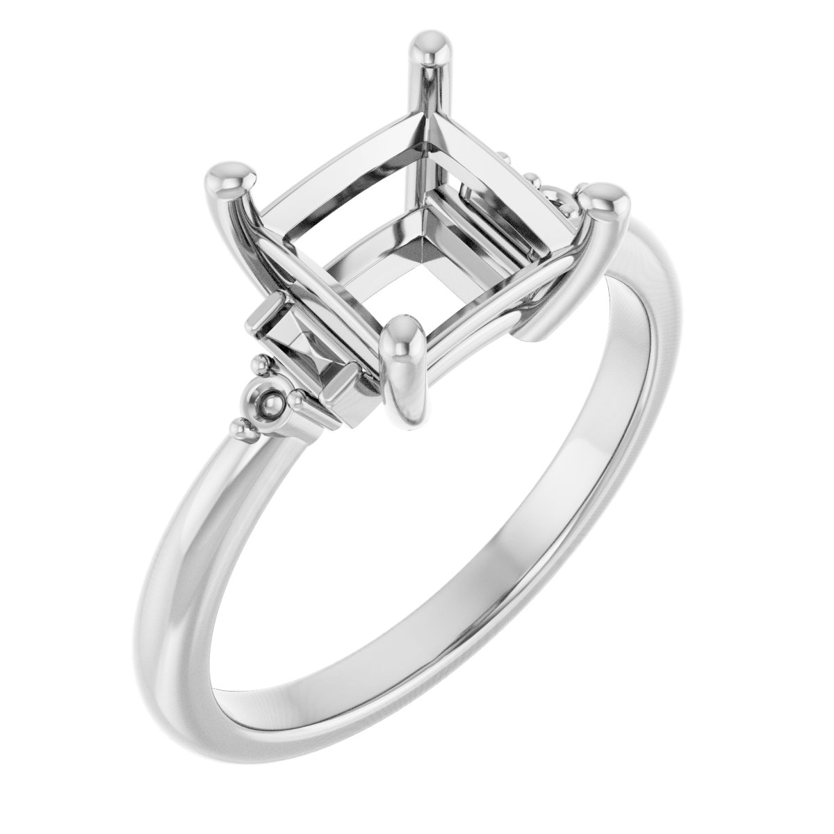 Accented Engagement Ring