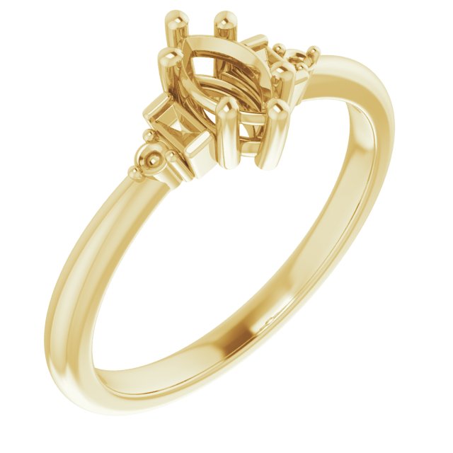 Accented Engagement Ring