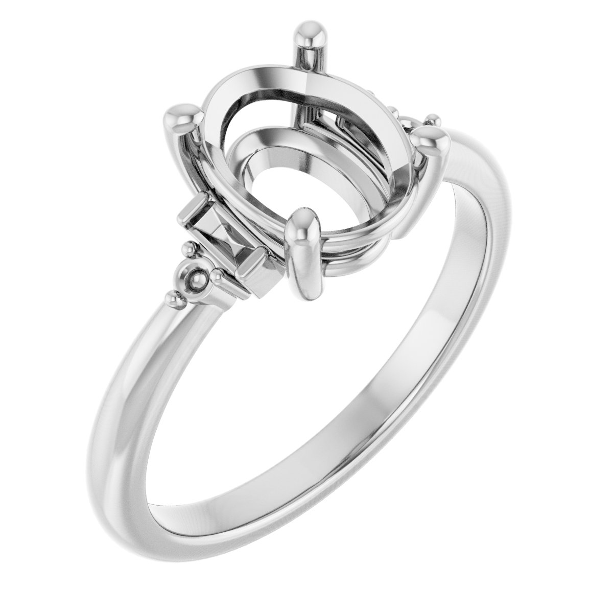 Accented Engagement Ring