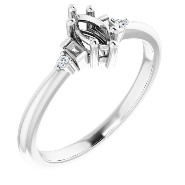 14k White Gold