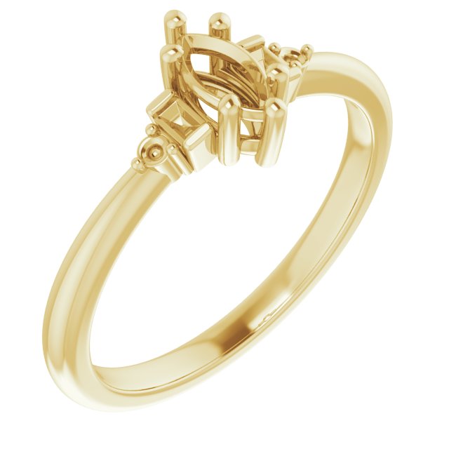 Accented Engagement Ring